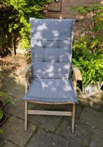 4 Allure houten tuinstoelen, Tuin en Terras, Ophalen, Gebruikt, Hout, Inklapbaar