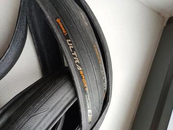 2 Continental Ultra Sport 25mm banden + 2 binnenbanden  beschikbaar voor biedingen