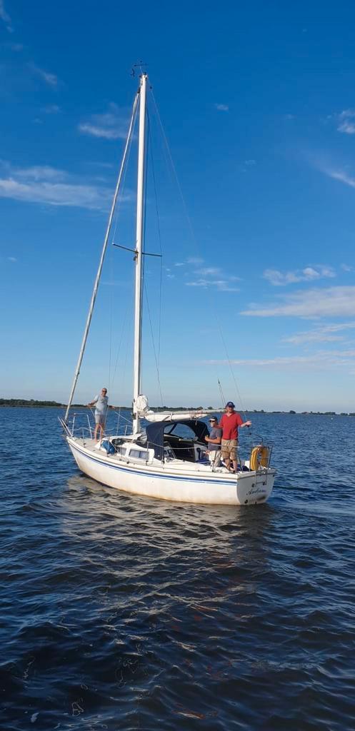 Zeiljacht te koop Catalina 27 zeilklaar, Watersport en Boten, Kajuitzeilboten en Zeiljachten, Gebruikt, Tourjacht of Cruiser, Polyester