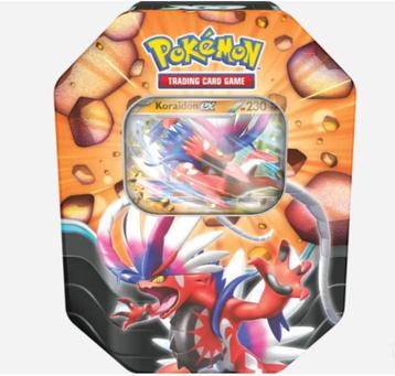 Pokémon Slashing Legends: Tin – Koraidon ex – Slechts €24,95 beschikbaar voor biedingen
