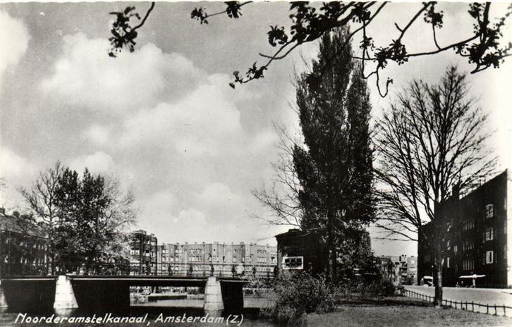Noorderamstelkanaal, Amsterdam [Z.] - ongelopen, Verzamelen, Ansichtkaarten | Nederland, Ongelopen, Noord-Holland, Voor 1920, Ophalen of Verzenden