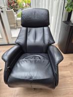 Relax Fauteuil Zwart, Huis en Inrichting, Ophalen, Gebruikt, Minder dan 75 cm, Leer