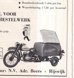 Retro reclame 1951 Succes brommer driewieler Rijswijk Beers, Ophalen of Verzenden, Huis en Inrichting