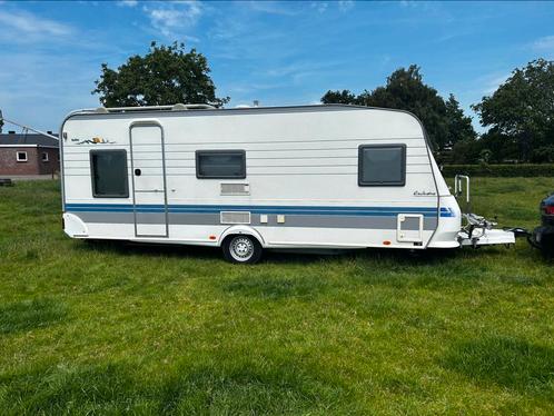 Te koop prachtige caravan hobby exclusive 560 kmfe, Caravans en Kamperen, Caravans, Particulier, tot en met 6, 1250 - 1500 kg