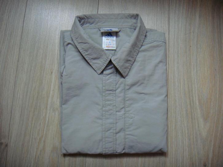 Overhemd heren maat XL, Kleding | Heren, Overhemden, Halswijdte 43/44 (XL), Beige, Ophalen of Verzenden