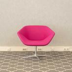 ACTIE! €295 PS. 4x Montis Ella draaifauteuil - roze stof, Ophalen of Verzenden, Zo goed als nieuw, Leer, Vier
