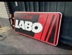 LABO olie oude garage lichtbak, Verzamelen, Merken en Reclamevoorwerpen, Ophalen, Gebruikt, ., Lichtbak of (neon) lamp