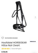 Hoofdstel Horsegear Hgle Noir zwart Cob, Ophalen of Verzenden, Zo goed als nieuw, Dressuur