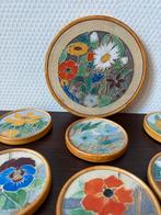 Westraven Utrecht Onderzetters, Bloemen, 7 Delig, Keramiek, Ophalen of Verzenden
