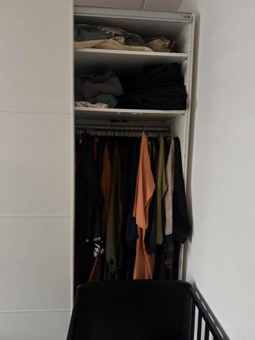 Witte IKEA Pax Kast met Schuifdeuren (3 meter breed) - afbeelding 2