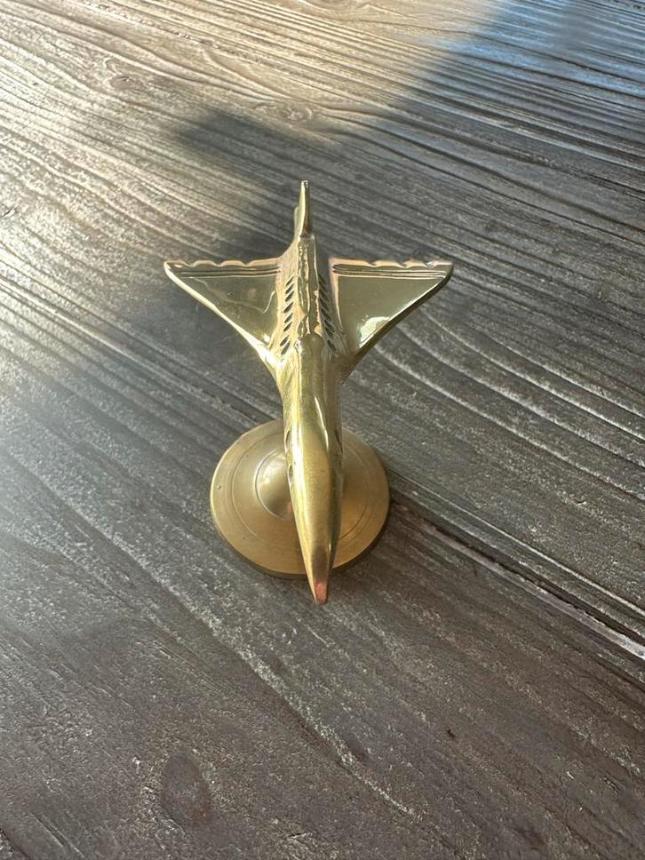 Vintage Messing Concorde Vliegtuig Model, Antiek en Kunst, Kunst | Designobjecten, Ophalen