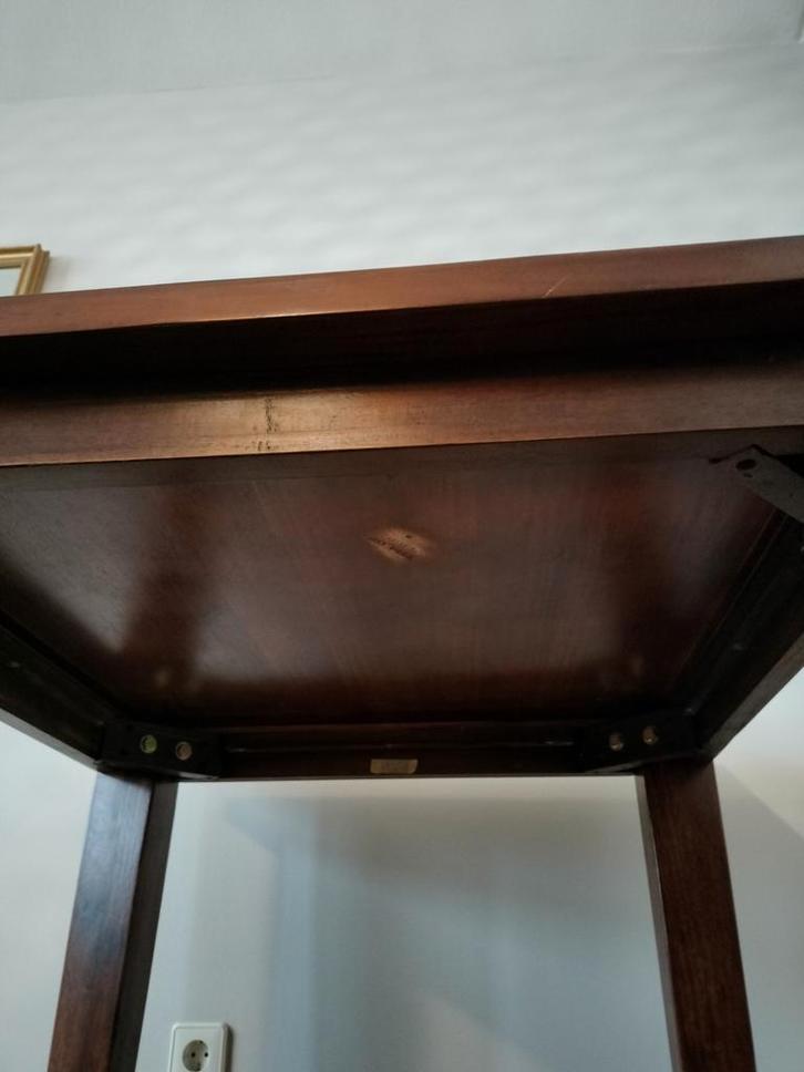 Mooie mahonie houten tafel - 90x90x78 cm, Huis en Inrichting, Tafels | Eettafels, Ophalen of Verzenden