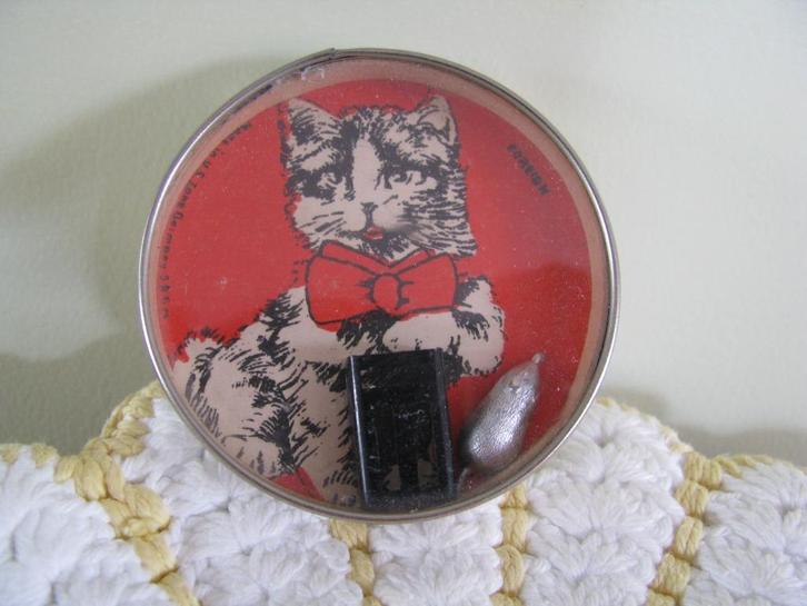 1 x kat vangt 1 x muis * spelletje van LANG geleden *, Antiek en Kunst, Antiek | Speelgoed, Ophalen of Verzenden