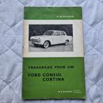 Ford   Consul /  Cortina vraagbaak, Ophalen of Verzenden, Zo goed als nieuw, Ford