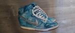 Nike WMNS Dunk Sky Hi Print Clearwater/ Silver print, Nike, Ophalen of Verzenden, Zo goed als nieuw