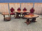 Italiaanse barok set met putti's + serveerwagen, Ophalen