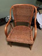 Rieten stoel, Huis en Inrichting, Stoelen, Ophalen, Bruin, Eén