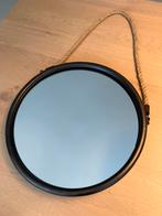 Spiegel aan touw, Huis en Inrichting, Woonaccessoires | Spiegels, Minder dan 50 cm, Ophalen of Verzenden, Zo goed als nieuw, Minder dan 100 cm