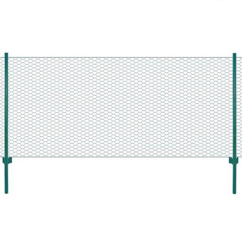 2x VOSS tuinomheiningsset met kippengaas en metalen palen, Tuin en Terras, Palen, Balken en Planken, Palen, Minder dan 180 cm