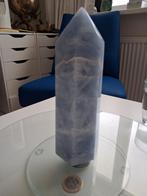Blauwe Calciet Obelisk - 989 gram, 18 cm, Ophalen of Verzenden, Mineraal