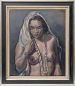 = Jack Hamel 1890-1951 = vrouwelijk naakt =, Antiek en Kunst, Kunst | Schilderijen | Klassiek, Ophalen of Verzenden