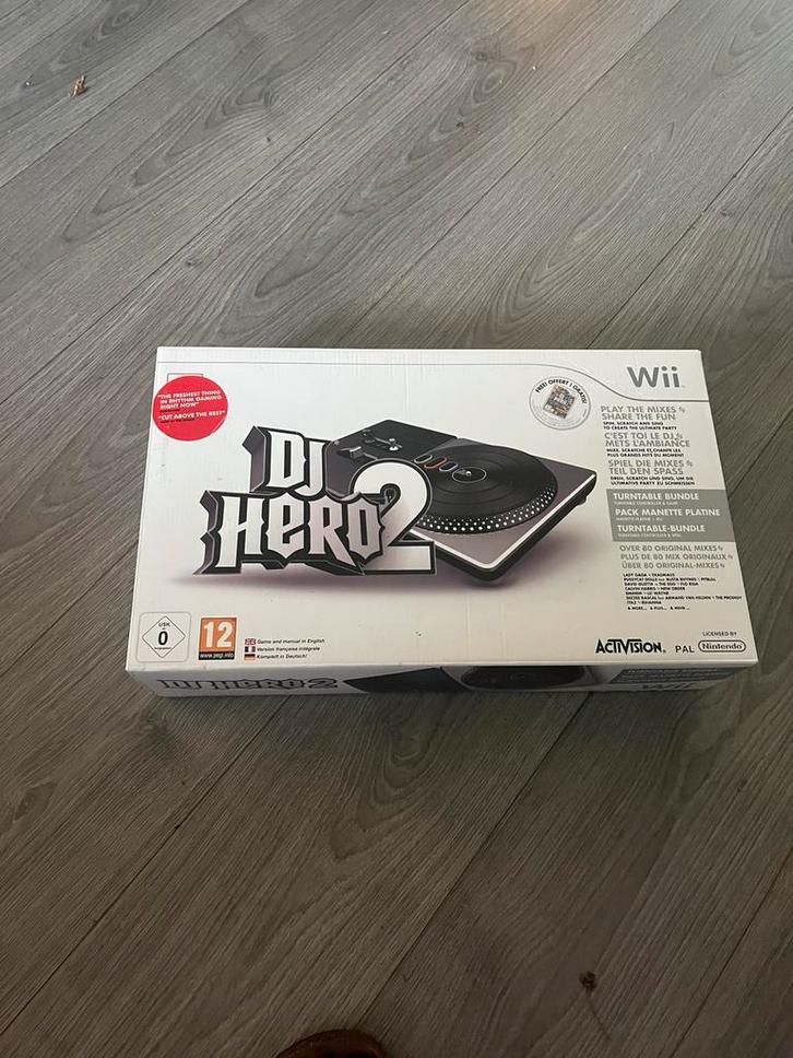 Tekoop dj hero 2 (no disk ), Spelcomputers en Games, Games | Nintendo Wii, Zo goed als nieuw, Muziek, 1 speler, Vanaf 12 jaar