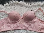 Roze longline push up BH maat 75B, Kleding | Dames, Ophalen of Verzenden, Roze, BH