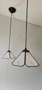 Tiffany hanglampjes (set van 2), Huis en Inrichting, Lampen | Hanglampen, Ophalen, Zo goed als nieuw, Minder dan 50 cm, Tiffany