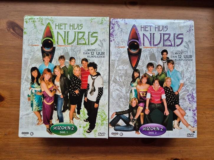 Het huis Anubis seizoen 2 dvd box deel 1 & 2, Cd's en Dvd's, Dvd's | Tv en Series, Alle leeftijden, Ophalen of Verzenden