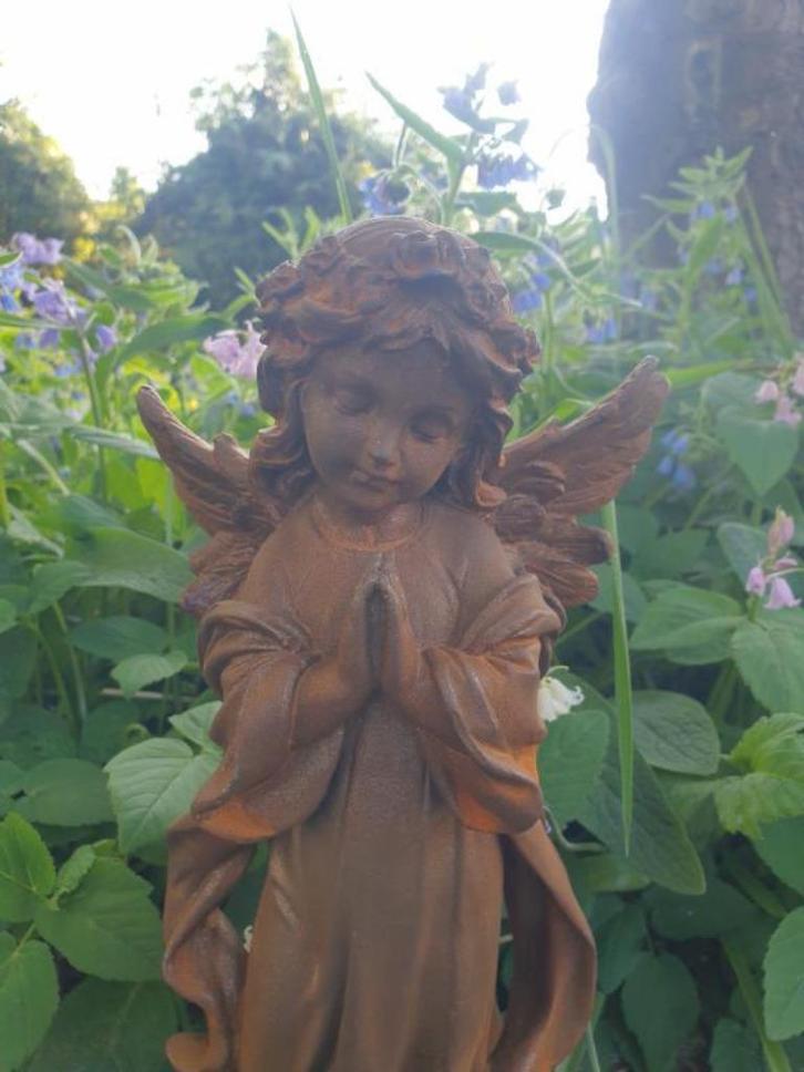 engel gietijzer, Antiek en Kunst, Kunst | Beelden en Houtsnijwerken, Ophalen of Verzenden