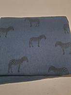 Soft-shell zebra blauw (208), Blauw, 120 cm of meer, Nieuw, Ophalen of Verzenden