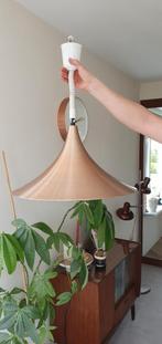 Vintage Retro koperkleurige heksenhoed Scandinavisch, Huis en Inrichting, Lampen | Hanglampen, Minder dan 50 cm, Ophalen of Verzenden