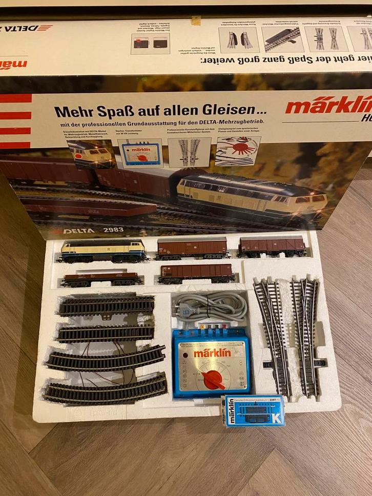 Zeer mooie Marklin 2983 H0 goederen trein startset, Hobby en Vrije tijd, Modeltreinen | H0, Gebruikt, Treinset, Wisselstroom, Märklin
