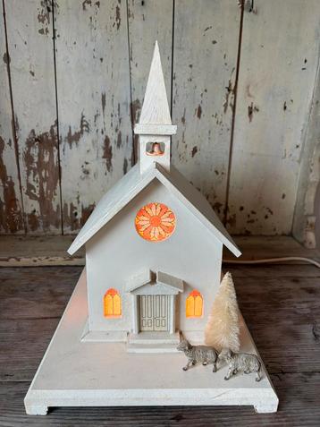 Kerstkerkje jaren 70 beschikbaar voor biedingen