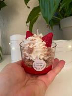 Handgemaakte kaars, Overige materialen, Nieuw, Ophalen of Verzenden, Rood