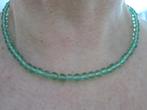 Watermeloen toermalijn ketting groen tourmalijn mineraal, Sieraden, Tassen en Uiterlijk, Ophalen of Verzenden, Zo goed als nieuw