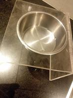 Voer/water/badder-schaal aluminium voor aan gaas of wand., Ophalen of Verzenden, Zo goed als nieuw
