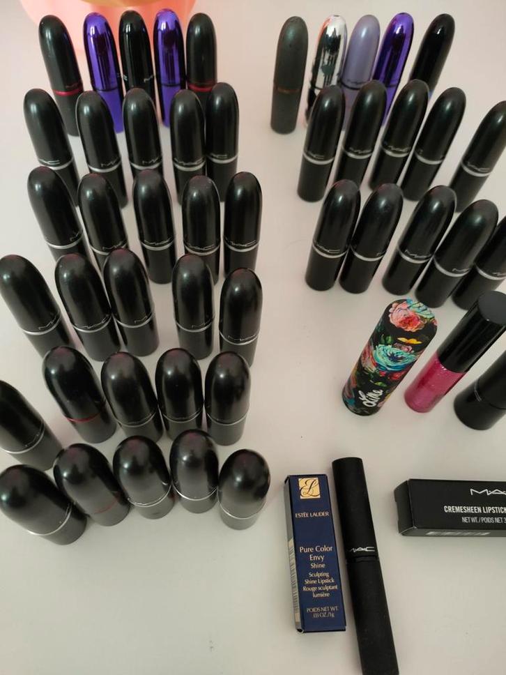 Mac lipsticks lippenstift origineel meer dan 70 st. Limited, Sieraden, Tassen en Uiterlijk, Uiterlijk | Cosmetica en Make-up, Nieuw
