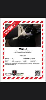 Poes vermist ; mimie