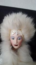 Prachtige Porseleinen Pop franklin mint, Verzamelen, Poppen, Ophalen of Verzenden, Zo goed als nieuw, Pop, Levensecht of Reborn