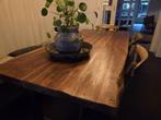 Mangohouten Tafel 200x95x77, Huis en Inrichting, Tafels | Eettafels, Ophalen, 200 cm of meer, 50 tot 100 cm, Zo goed als nieuw