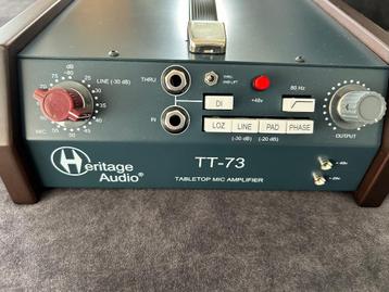 Heritage Audio TT-73 1073-style mic preamp beschikbaar voor biedingen