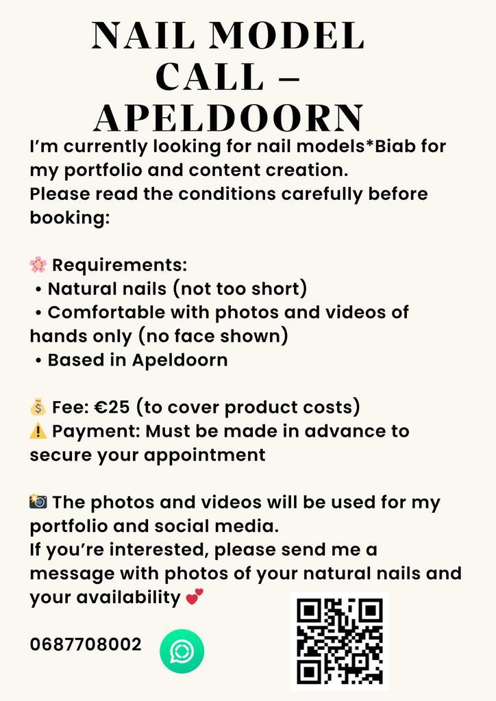 Nail models wanted, Tickets en Kaartjes, Kortingen en Cadeaubonnen