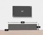 Zwevend tv meubel, 150 tot 200 cm, Overige materialen, Minder dan 100 cm, 25 tot 50 cm