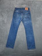 Levi 501 Broek Straight Leg W32 L36 Blauw Denim Vintage, Blauw, ., W32 (confectie 46) of kleiner, Ophalen of Verzenden