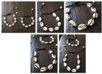 2x Armband met wit/gele schelpjes, Ophalen of Verzenden, Zo goed als nieuw