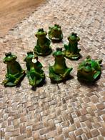 7 mini kikkertjes. Kikker.  Hoogste 4 cm, Verzamelen, Ophalen of Verzenden, Zo goed als nieuw, Dier