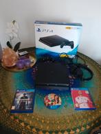 PlayStation 4 Slim. Inclusief één controller en 3 games, Spelcomputers en Games, Ophalen of Verzenden, Met 1 controller, Slim