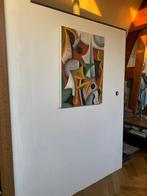 Schilderij olieverf op doek Vladimir Titov 80x60cm 2019, Antiek en Kunst, Kunst | Schilderijen | Abstract, Ophalen of Verzenden