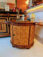 Vintage Rotan Drankkast Bar, Ophalen, Zo goed als nieuw, X, X